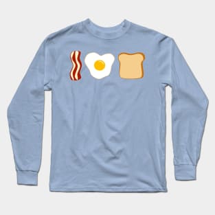 I Love Breakfast (white background) Long Sleeve T-Shirt